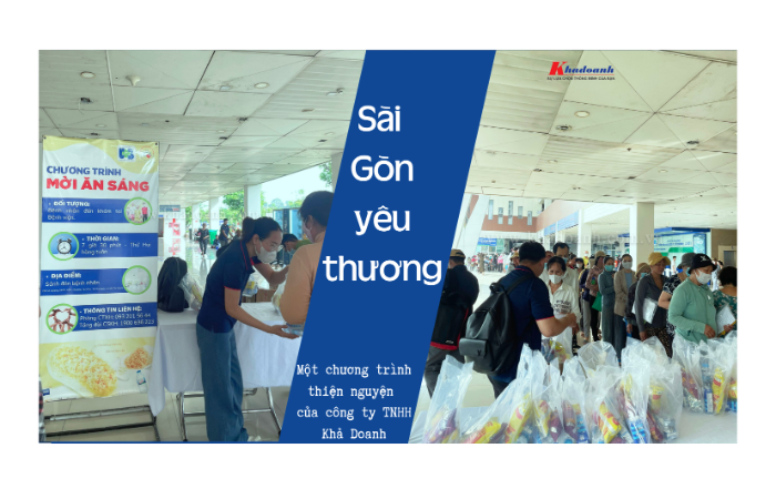 SÀI GÒN YÊU THƯƠNG SỐ 5 TẶNG ĐỒ ĂN SÁNG TẠI BỆNH VIỆN UNG BƯỚU TP HCM